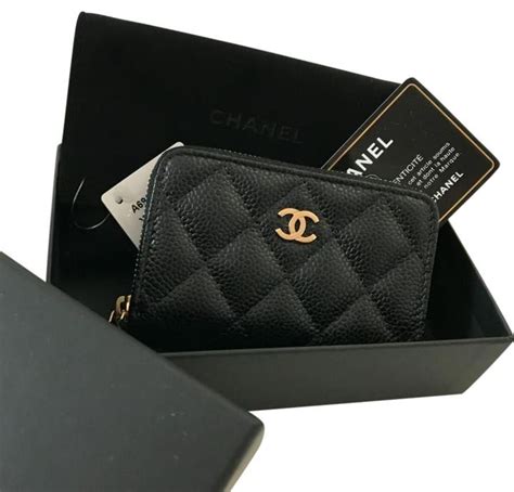 chanel card holder xl|chanel card holder zip around.